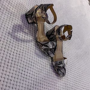 Snake skin heels